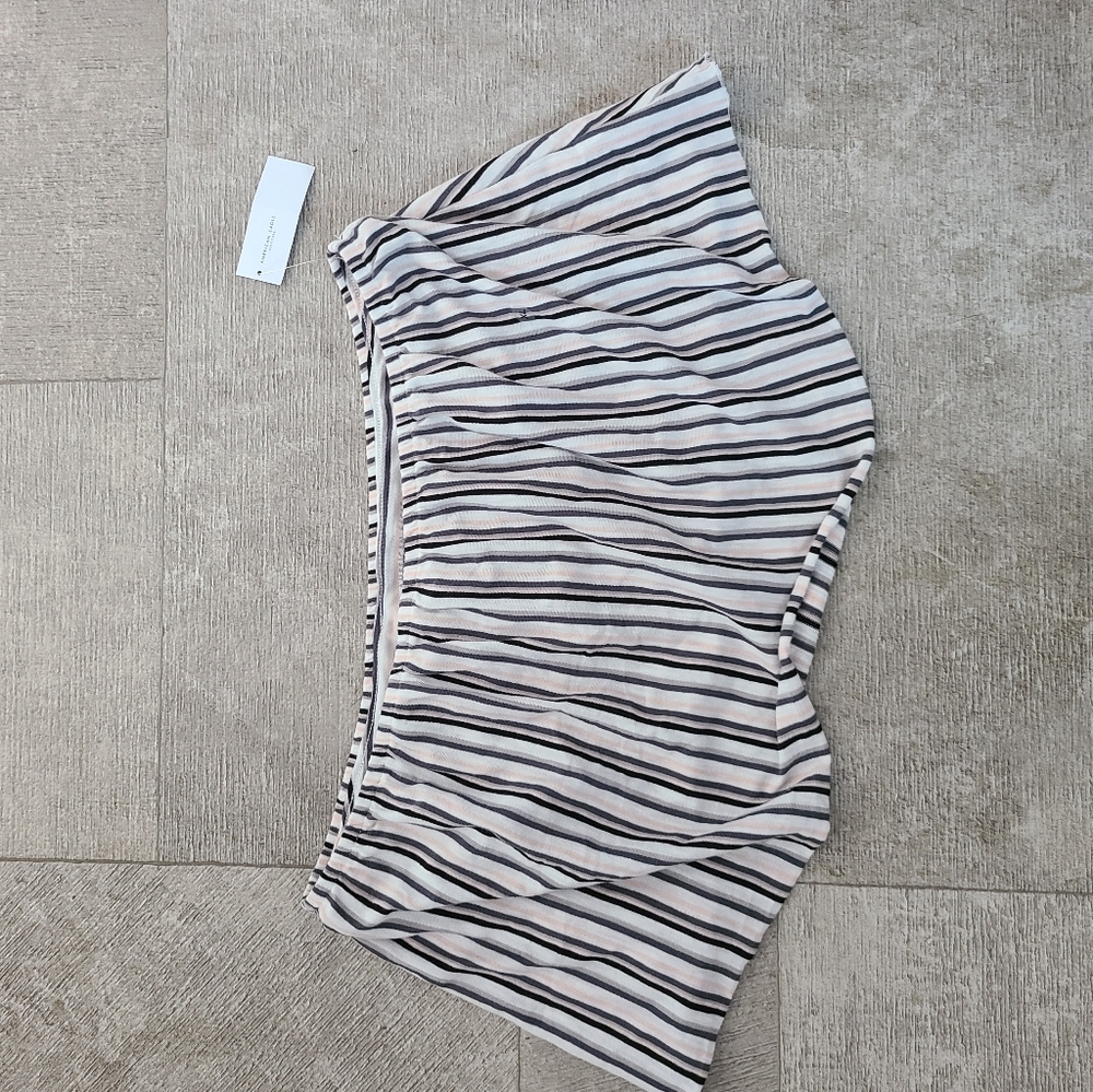 American Eagle Striped Strapless Top